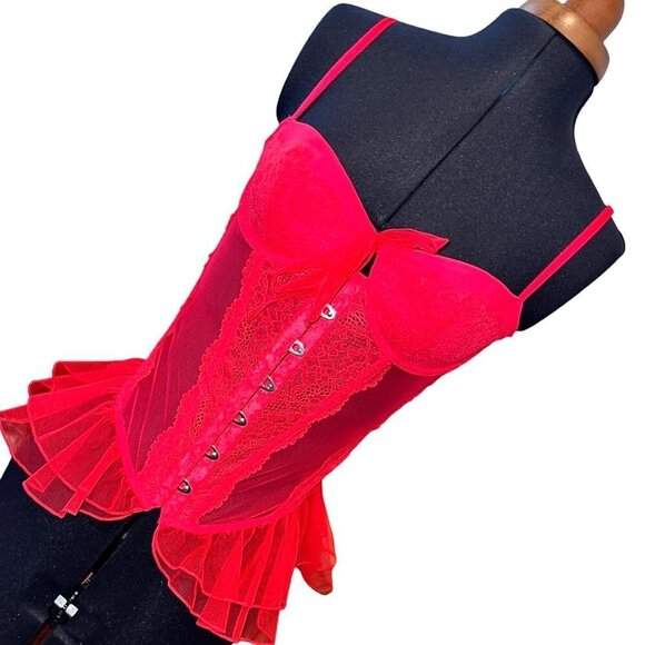 Victoria’s Secret Coral Pink Bustier 34C - Picture 15 of 15